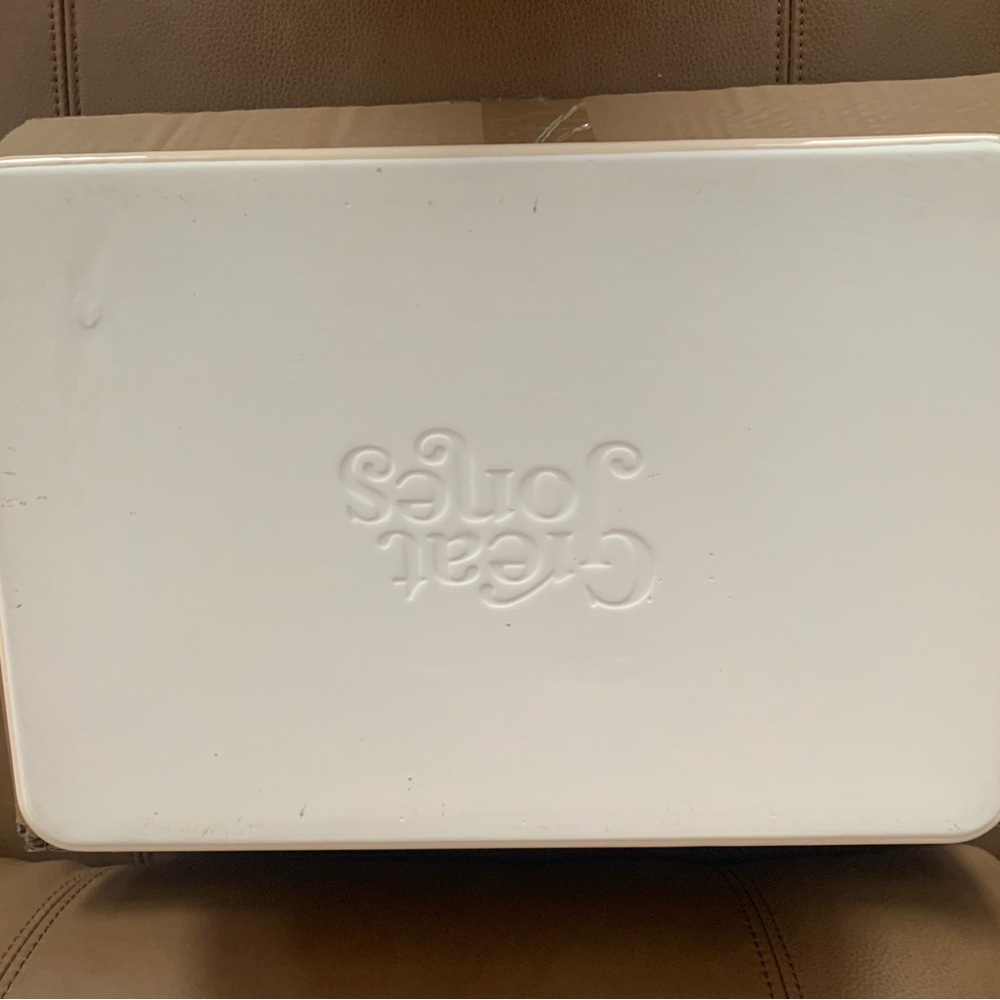 Pink Arc Pattern Ceramic Baking Dish - Picture 3 of 4